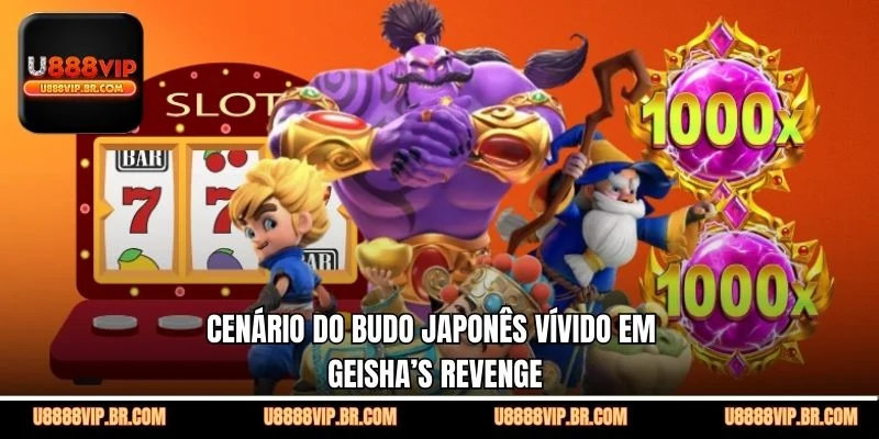 Cenário do Budo Japonês Vívido em Geisha’s Revenge