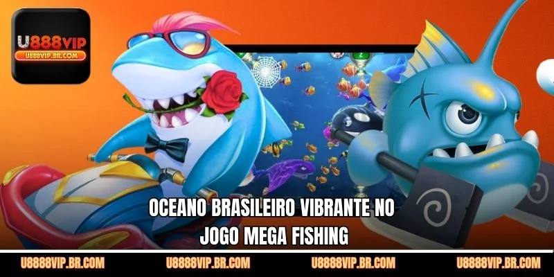 Oceano Brasileiro Vibrante no Jogo Mega Fishing